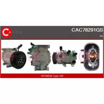 CASCO CAC78291GS - Compresseur, climatisation