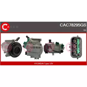 CASCO CAC78295GS - Compresseur, climatisation