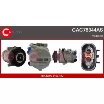 Compresseur, climatisation CASCO [CAC78344AS]