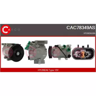 CASCO CAC78349AS - Compresseur, climatisation
