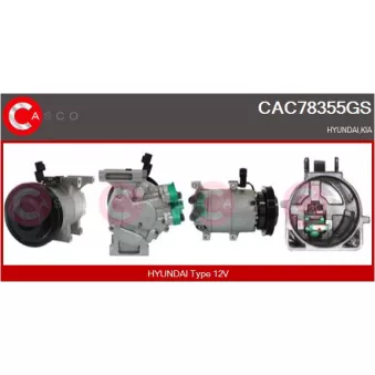 CASCO CAC78355GS - Compresseur, climatisation