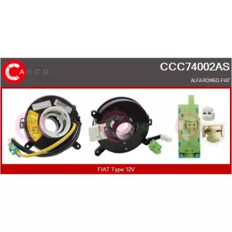 CASCO CCC74002AS - Ressort tournant, Airbag