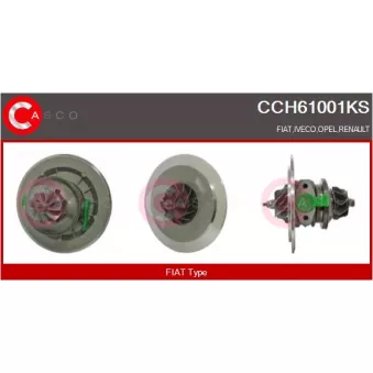 CASCO CCH61001KS - Groupe carter, turbocompresseur