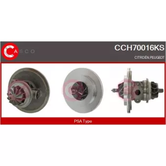 CASCO CCH70016KS - Groupe carter, turbocompresseur