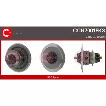 CASCO CCH70018KS - Groupe carter, turbocompresseur