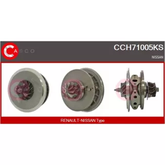 CASCO CCH71005KS - Groupe carter, turbocompresseur
