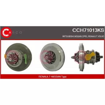 CASCO CCH71013KS - Groupe carter, turbocompresseur