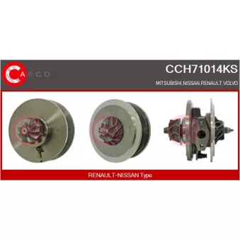 CASCO CCH71014KS - Groupe carter, turbocompresseur