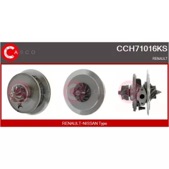 CASCO CCH71016KS - Groupe carter, turbocompresseur