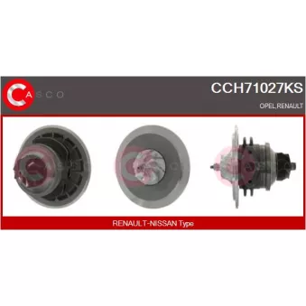 CASCO CCH71027KS - Groupe carter, turbocompresseur