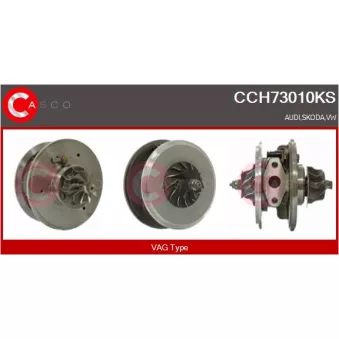 CASCO CCH73010KS - Groupe carter, turbocompresseur