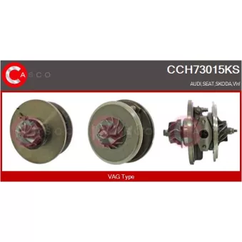 CASCO CCH73015KS - Groupe carter, turbocompresseur