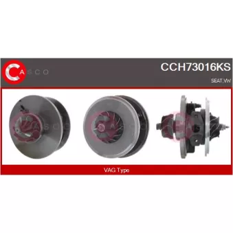 CASCO CCH73016KS - Groupe carter, turbocompresseur