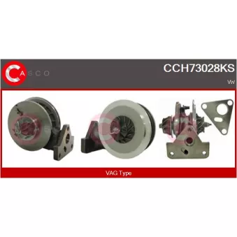 CASCO CCH73028KS - Groupe carter, turbocompresseur
