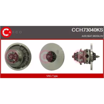 CASCO CCH73040KS - Groupe carter, turbocompresseur