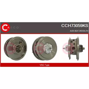 CASCO CCH73059KS - Groupe carter, turbocompresseur