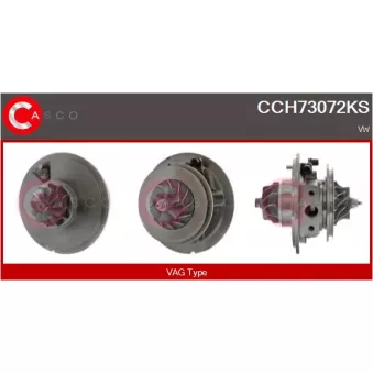 CASCO CCH73072KS - Groupe carter, turbocompresseur
