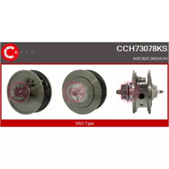 CASCO CCH73078KS - Groupe carter, turbocompresseur