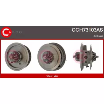 CASCO CCH73103AS - Groupe carter, turbocompresseur