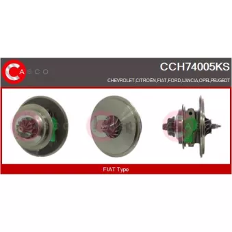 CASCO CCH74005KS - Groupe carter, turbocompresseur