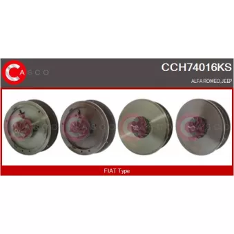 CASCO CCH74016KS - Groupe carter, turbocompresseur