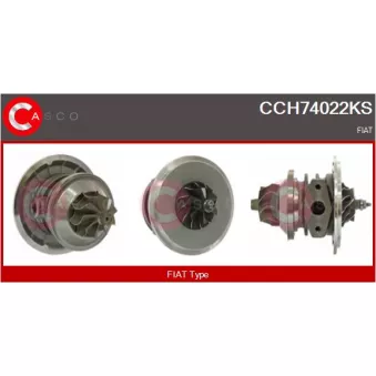 CASCO CCH74022KS - Groupe carter, turbocompresseur