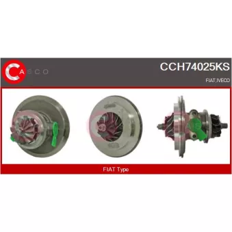 CASCO CCH74025KS - Groupe carter, turbocompresseur
