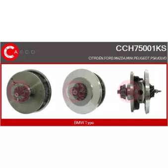 CASCO CCH75001KS - Groupe carter, turbocompresseur