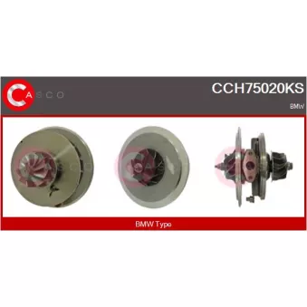 CASCO CCH75020KS - Groupe carter, turbocompresseur