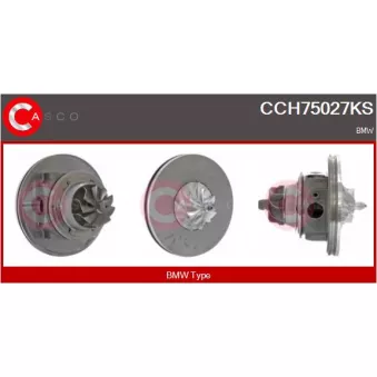 CASCO CCH75027KS - Groupe carter, turbocompresseur