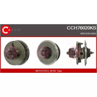 CASCO CCH76020KS - Groupe carter, turbocompresseur