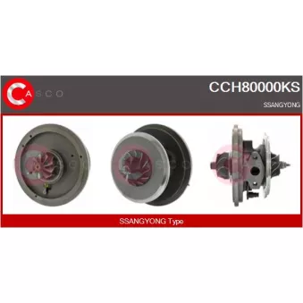 CASCO CCH80000KS - Groupe carter, turbocompresseur