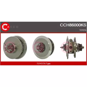 CASCO CCH86000KS - Groupe carter, turbocompresseur