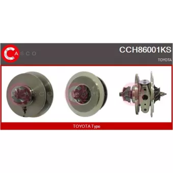CASCO CCH86001KS - Groupe carter, turbocompresseur