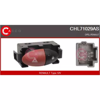 CASCO CHL71029AS - Interrupteur de signal de détresse