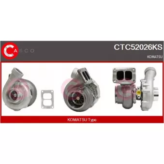 CASCO CTC52026KS - Turbocompresseur, suralimentation
