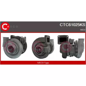CASCO CTC61025KS - Turbocompresseur, suralimentation