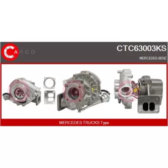 CASCO CTC63003KS - Turbocompresseur, suralimentation