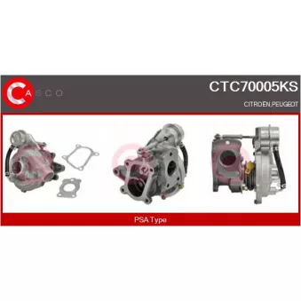 CASCO CTC70005KS - Turbocompresseur, suralimentation