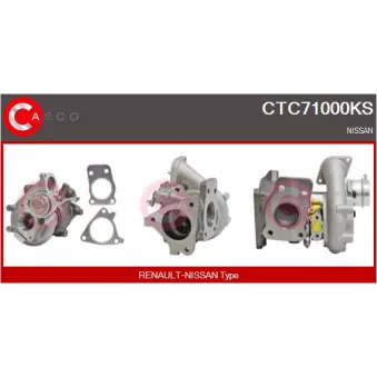 CASCO CTC71000KS - Turbocompresseur, suralimentation