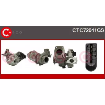 Turbocompresseur, suralimentation CASCO [CTC72041GS]