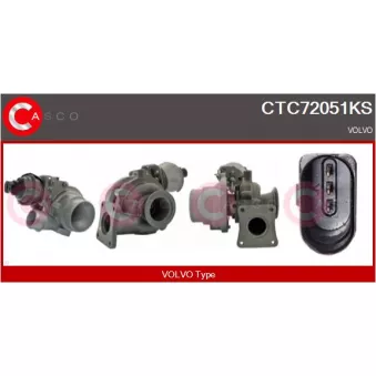 CASCO CTC72051KS - Turbocompresseur, suralimentation
