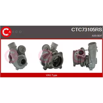 CASCO CTC73105RS - Turbocompresseur, suralimentation