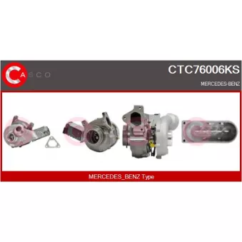 CASCO CTC76006KS - Turbocompresseur, suralimentation