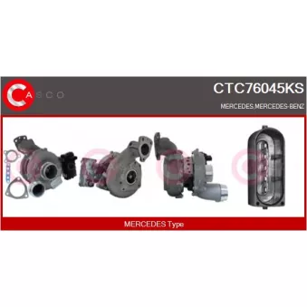 CASCO CTC76045KS - Turbocompresseur, suralimentation