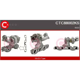 CASCO CTC88002KS - Turbocompresseur, suralimentation