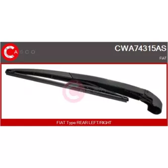 Bras d'essuie-glace, nettoyage des vitres CASCO OEM 51780994