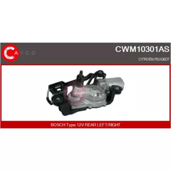 CASCO CWM10301AS - Moteur d'essuie-glace