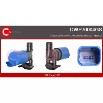Pompe d'eau de nettoyage, nettoyage des vitres CASCO CWP70004GS pour MAN LION´S COMFORT 1.6 16V - 109cv