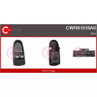 CASCO CWR61016AS - Interrupteur, lève-vitre